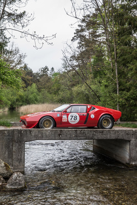 De Tomaso Pantera Gruppe 5 (1975) - die Karosserie wurde damals im Werk modifiziert De Tomaso Pantera Gruppe 5 (1975) - die Karosserie wurde damals im Werk modifiziert