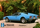 De Tomaso Pantera L (1974) - Ansicht von schräg hinten - Werkspromotionsmaterial