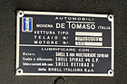 De Tomaso Sport 5000 Spyder Fantuzzi (1965) – Das Schild steht in Wirklichkeit Kopf