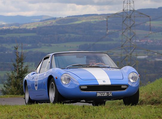 De Tomaso Vallelunga (1965) at the Michaelskreuzrennen 2011 (starting number 273)