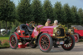 DeDion Bouton Grand Prix (1908) - mit DeDion-Hinterachse und ohne Vorderradbremsen - Classic-Gala Schwetzingen 2020