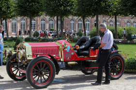 DeDion Bouton Grand Prix (1908) - mit der berühmten DeDion-Hinterachse, aber ohne Vorderradbremsen - Classic-Gala Schwetzingen 2018