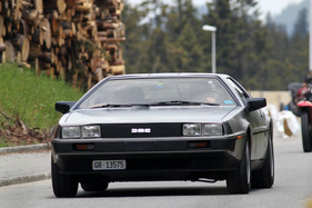 DeLorean DMC 12 (1981) - am Start mit der Dorfgruppe bei der Lenzerheide Motor Classics 2013
