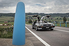 DeLorean DMC-12 (1981) - es empfiehlt sich allerdings, mit geschlossenen Türen zu fahren