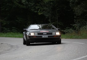 DeLorean DMC-12 (1981) - unterwegs in Frankreich - RAID Suisse-Paris 2012