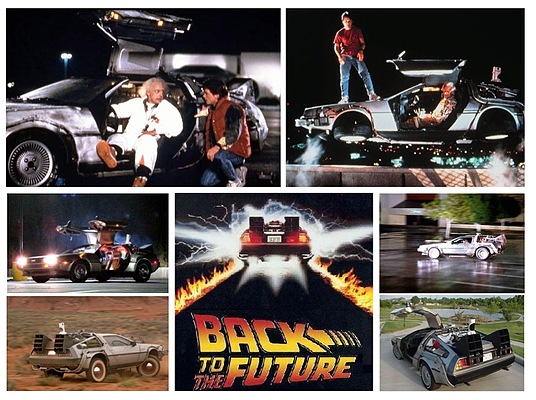 DeLorean DMC-12 (1982) - der DeLorean wurde als Zeitmaschine fast zum Hauptdarsteller der Back-to-the-Future-Trilogie