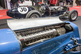 Delage 1500 8 Zylinder (1927) - mit zwei obenliegenden Nockenwellen - Rétromobile Paris 2017