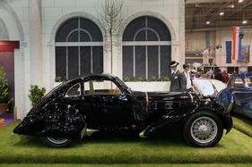 Delage D6-70 (1936) - eine elegante Figoni-Karosserie muss nicht vom Siegen in Le Mans abhalten - Teil der Sonderschau "Automobile Masterpieces" (Techno Classica 2013)