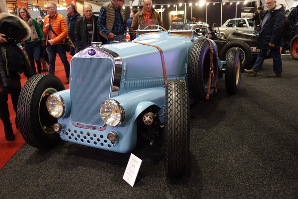 Delage D6 Grand Prix (1938) – zum Rennwagen umgebaut – Interclassics Classic Car Show Brüssel 2023