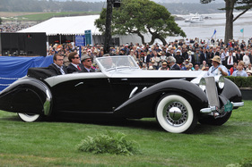 Delage D8-120 S Saoutchik Cabriolet (1939) - Platz 3 in der Kategorie "Saoutchik Coachwork" - Pebble Beach 2012 (F-06)