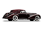 Bild: Delage D8-120 Three-Position Cabriolet (1937) - als Lot 044 an der Gooding & Co Selection from the Mullin Collection Versteigerung 2024