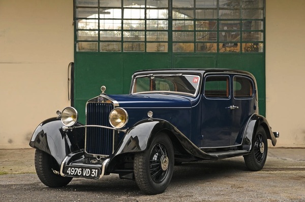 Bild: Delage D8/15 berline sans montant (1934) - angeboten als Lot 398 an der Versteigerung "Les Grandes Marques du Monde au Grand Palais" von Bonhams am 6. Februar 2014