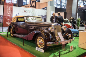 Delage D8 (1936) - als Werbeträger - Rétromobile Paris 2016