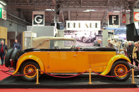Delage Type D8S (1930) - Achtzylinder-Cabriolet von Figoni, ausgeliefert an den Maharadjha von Hokar - Rétromobile Paris 2017