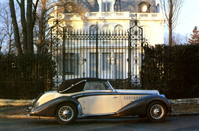 Delahaye 135 (1937) - Die klassische Chapron-Carrosserie, etwas hoch aber elegant