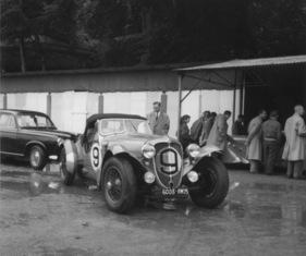 Delahaye 135 (1937) - fotografiert in Le Mans im Jahre 1958