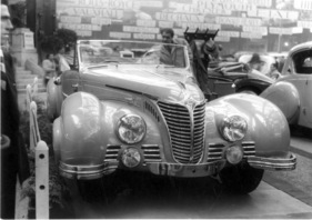 Delahaye 135 (1947) - Saoutchik-Spezialkarrosserie, gezeigt auf dem Autosalon von Paris 1947