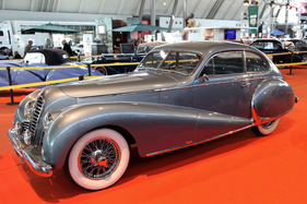 Bild Delahaye 135 (1949) - sportliche Limousine mit Antem-Karosserie, 3,5-Liter-Sechszylinder, 120 PS - an der Retro Classics Stuttgart 2013)