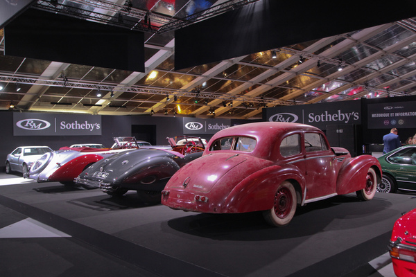 Delahaye 135 Coach Chapron (1949) - als Lot 121 versteigert durch RM/Sotheby's in Paris am 5. Februar 2020
