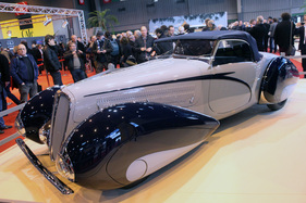 Delahaye 135 Competition Court Torpedo Roadster Figoni et Falaschi (1937) - Elegant in Perfektion - Rétromobile Paris 2014