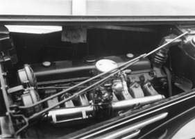Delahaye 135 M (1949) - Reihensechszylindermotor eines Testwagens