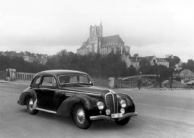 Delahaye 135 M (1949) - Seitenansicht des Testwagens