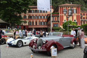 Delahaye 135 M Cabriolet Figoni et Falaschi (1946) - am Concorso d'Eleganza Villa d'Este 2015 in der Klasse B "antidrepressants"