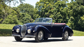 Delahaye 135 M Cabriolet Graber (1946) - als Lot 288 an der Broad-Arrow-Versteigerung am Monterey Jet Center 2024