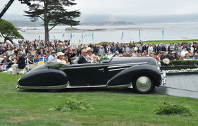 Delahaye 135 M El Glaoui Figoni & Falaschi Cabriolet (1946) - Platz 3 in der Kategorie "Postwar Sports Touring" - Pebble Beach 2012 (O3-01)