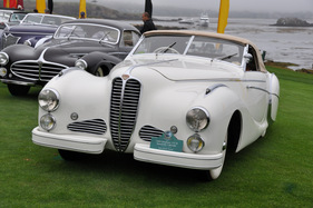 Delahaye 135 M Saoutchik Cabriolet (1949) - elegant in Weiss gekleidet - Pebble Beach 2012 (F-09)