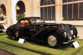 Delahaye 135 MS Coupé Pourtout (1946) - wunderschönes Stromlinien-Coupé - Teil der Sonderschau "Automobile Masterpieces" (Techno Classica 2013)