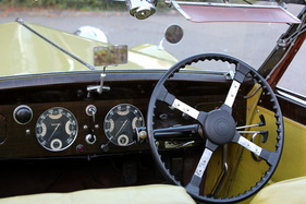 Delahaye 135 MS Coupe des Alpes Tüscher (1938) - Interieur, genauso wie es 1938 eingebaut wurde - Zürich Classic Car Award 2012