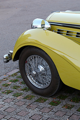 Delahaye 135 MS Coupe des Alpes Tüscher (1938) - schwungvolle Kotflügel - Zürich Classic Car Award 2012