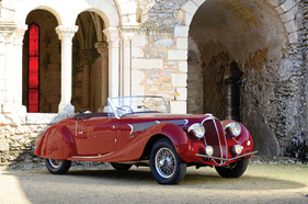 Delahaye 135 MS Grand Sport Roadster 1939 - Seitliche Frontansicht