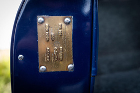 Delahaye 175 S Coach (1950) – mexikanisches Typenschild an der Fahrertür