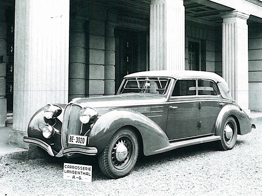 Bild: Delahaye entstanden 1938 bei Carrosserie Langenthal