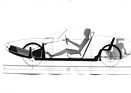Bild: Delta 1 (1967) - Heckmotor und flache Sitzposition