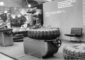 Demontier- und Aufziehmaschine für Lastwagenreifen - Genfer Autosalon 1967