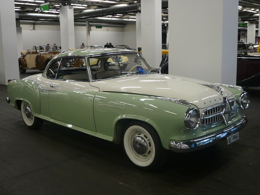 Den ersten Platz bei den Nachkriegswagen sicherte sich dieser hochelegante Borgward Isabella Coupé von 1957 - RAID Concours d'Elégance in Basel am 27. August 2014