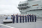 Image: The Aston Martin Bulldog on board the warship HMS Prince of Wales in 2021