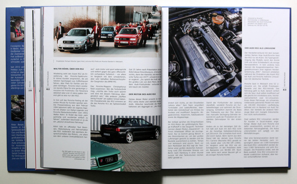 Bild: Der Audi RS2 damals - Buch "Audi RS - Die High-Performance Modelle"