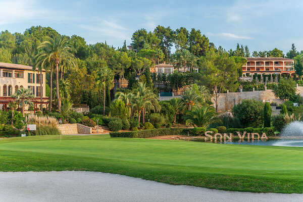Bild: Der Austragungsort des "The Grand": Der Golfclub "Son Vida" bei Palma – Icons Mallorca 2024