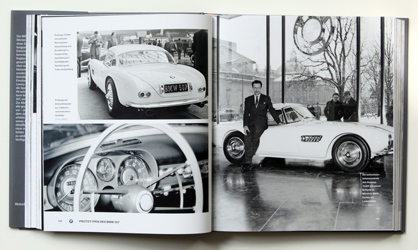 Der BMW 507 macht seine Aufwartung - Buch "BMW - Der Traum vom Fahren - BMW 503 / 507 / 3200 CS / Z8"