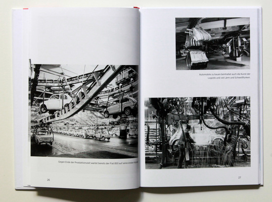 Der Bau des Fiat 500 - Buch "Bewegte Zeiten - Fiat 500"