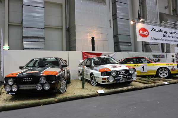 Der Bayerische Audi Urquattro Club zeigt seine Schätze - Hamburg Motor Classics 2018