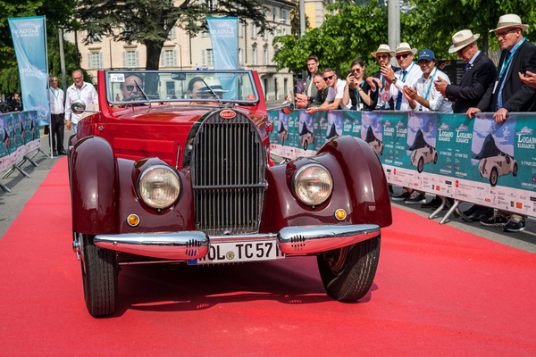 Bild: Der "Best of Show" Bugatti 57 Gangloff von 1938 - Lugano Elegance 2023