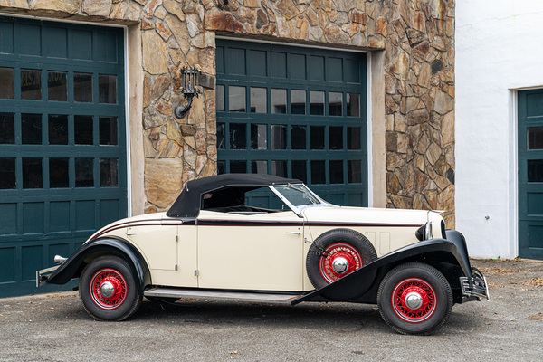 Der Brewster Coupe Roadster aus dem Jahr 1935 mag wenig bekannt sein, die Bieter gingen bis zum 4.2-fachen des Schätzwerts, Gooding-Verkaufspreis USD 577’000
