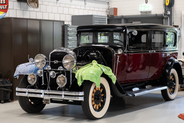 Der Buick von 1931 ist für die jungen Besucher vorbereitet – 8. Autos von Dazumal 2023