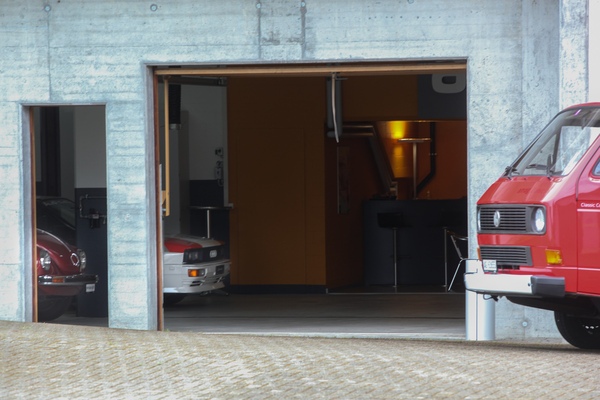 Der Eingang zum Schauraum der AMAG Classic Sammlung - AMAG Classic Day 2022