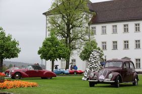 Der Fiat 6C 1500 von 1936 im Feld der Vorkriegs-Fahrzeuge - Concorso d'Eleganza Italiauto in St. Urban 2015 Der Fiat 6C 1500 von 1936 im Feld der Vorkriegs-Fahrzeuge - Concorso d'Eleganza Italiauto in St. Urban 2015